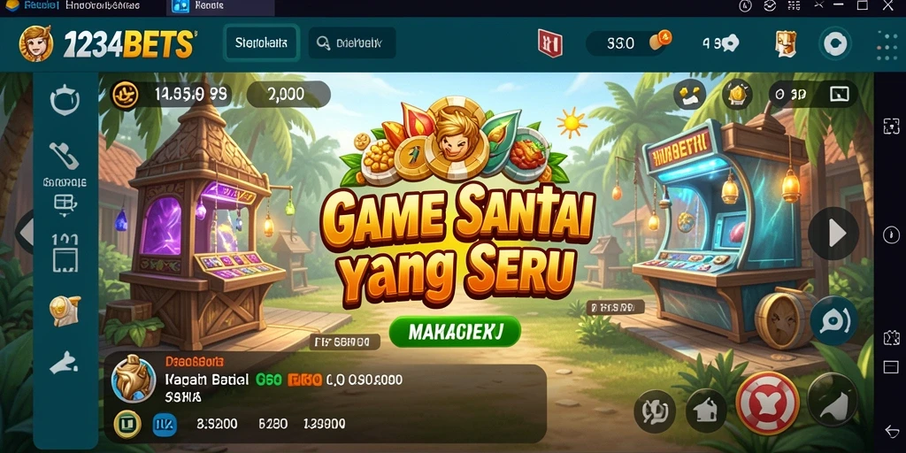 Tampilan gameplay 1234BETS yang penuh warna dan menarik.