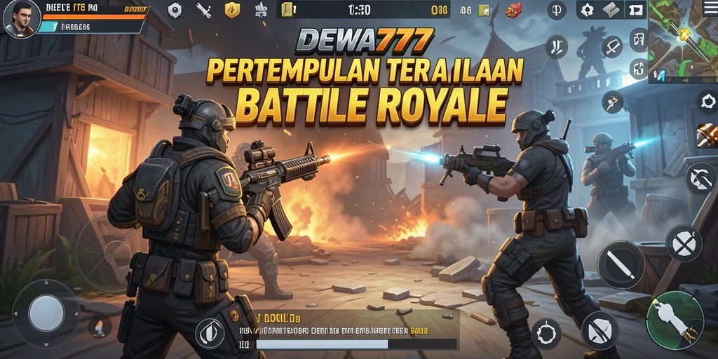 Gameplay seru DEWA777 dalam aksi Battle Royale.