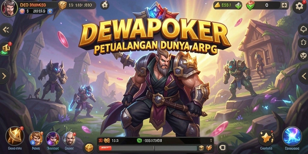 Screenshot gameplay DEWAPOKER yang penuh aksi dan petualangan.