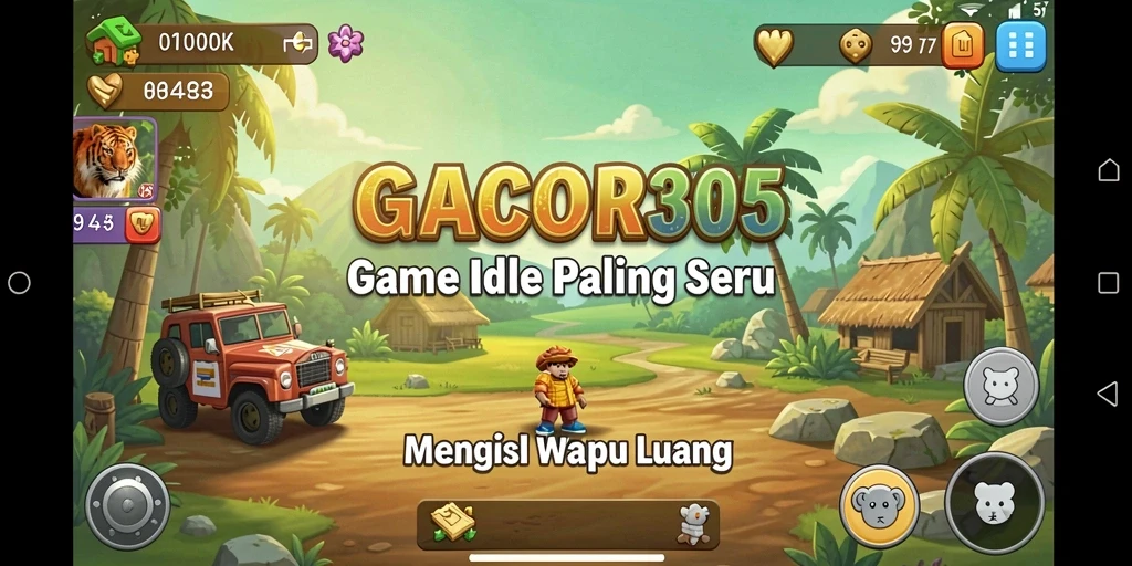 Tampilan gameplay GACOR305 dengan grafik menawan dan mekanisme Idle.