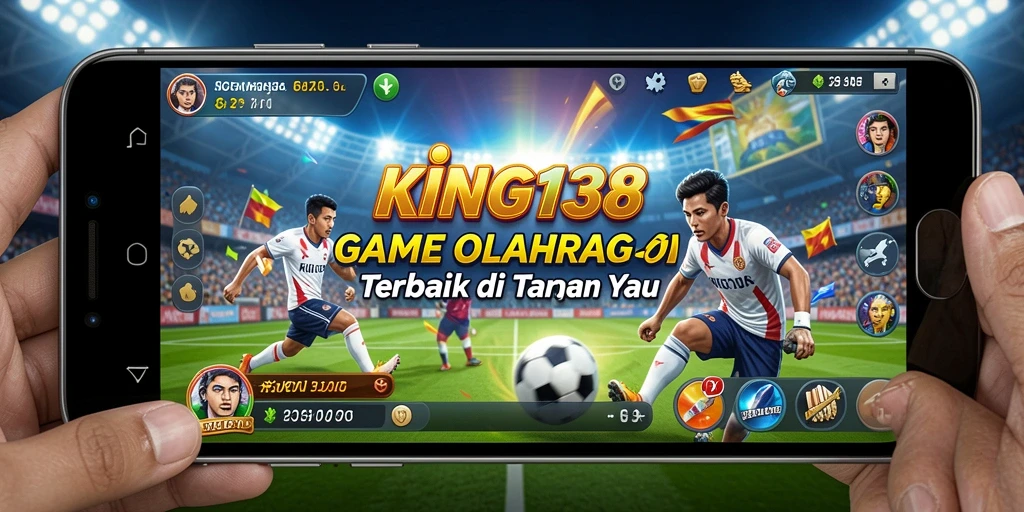 Tampilan gameplay <strong>KING138</strong> yang seru dan penuh aksi olahraga.
