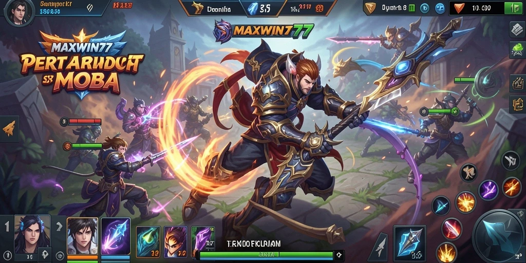 Tampilan utama gameplay seru di <strong>MAXWIN77</strong> yang penuh aksi dan strategi.