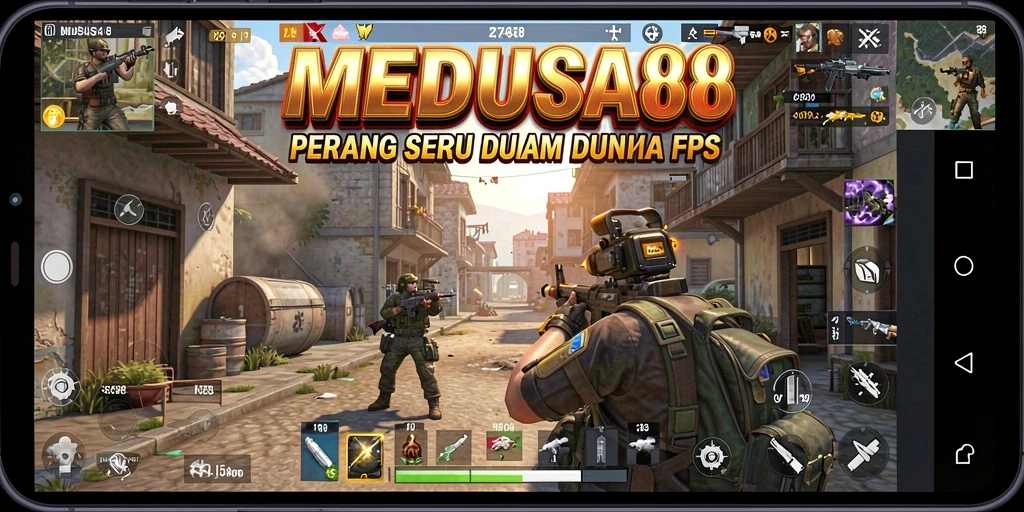 Tampilan gameplay MEDUSA88 yang menegangkan dan mendebarkan.