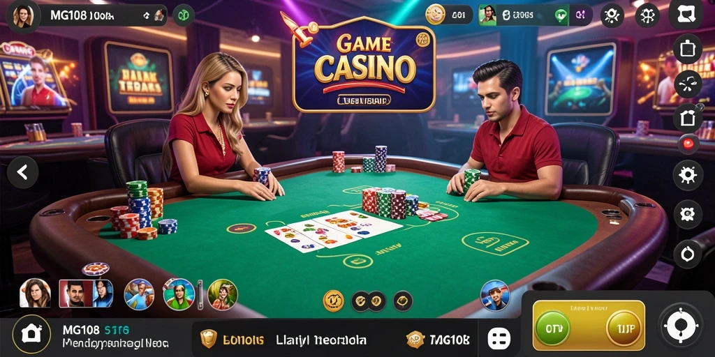 Tampilan gameplay Live Casino yang menarik dan interaktif.