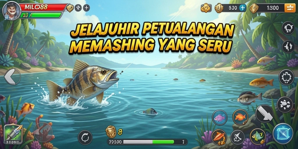 Tangkapan ikan yang dramatis saat bermain MILO88.