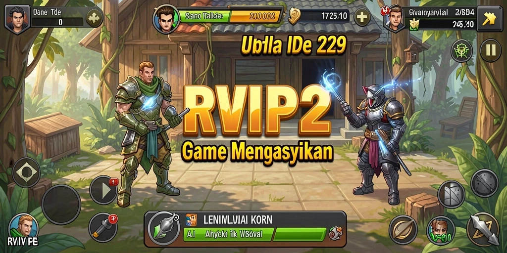 Tampilan gameplay RVIP2 yang menawan dengan interaksi Idle yang seru.