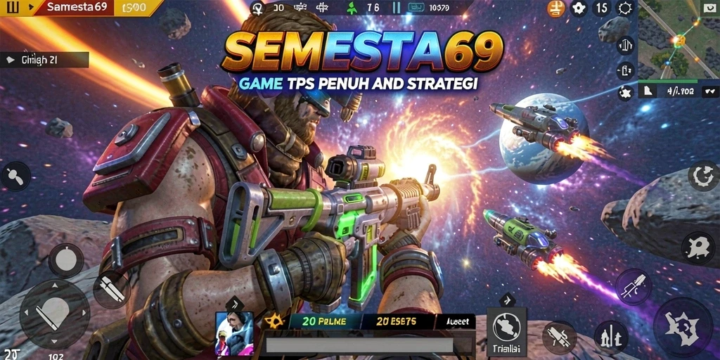 Gameplay SEMESTA69 menampilkan aksi seru dalam pertarungan TPS.