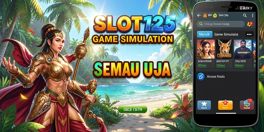 Tampilan screenshot utama SLOT123 yang menunjukkan gameplay Simulation yang seru.
