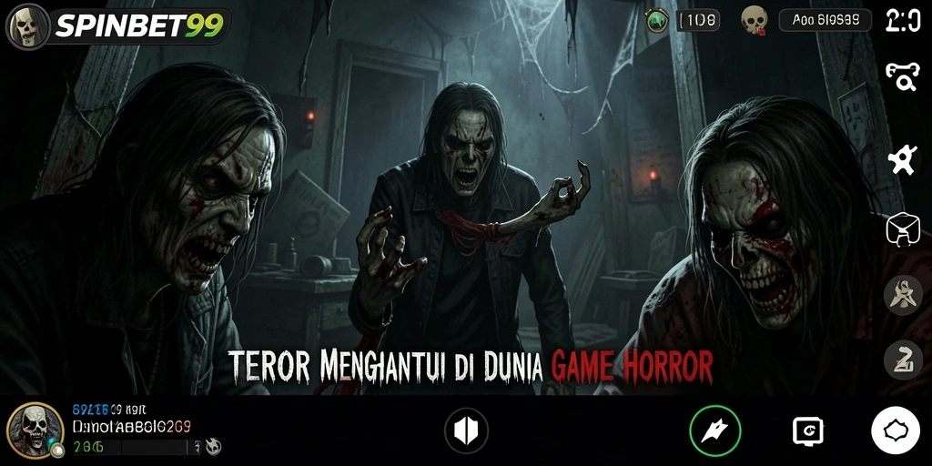 Tampilkan gameplay menakutkan dengan suasana horor yang mendalam.